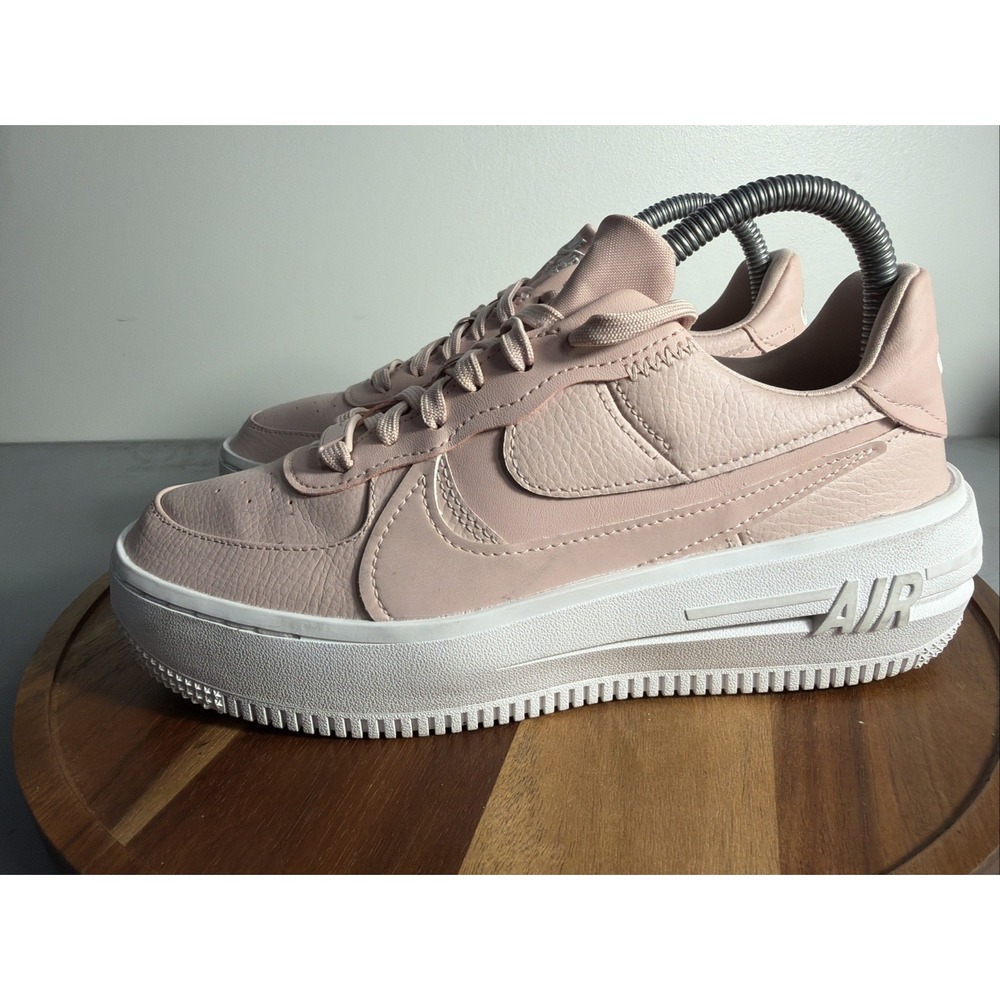 Nike Air Force 1 PLT.AF.ORM Pink Platform Sneakers DJ9946-602 Womens Size 7